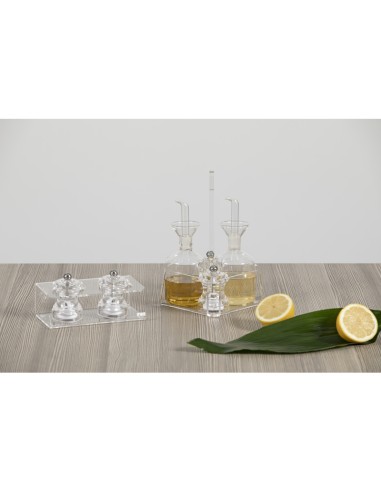 Vesta Home - Menage Cestino Like Water·trasparente·14,5 X 14,5 X 23 H Th. 5 Mm