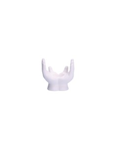 Rituali Domestici - Rituali Domestici - Porta T-light Mani in Porcellana Linea ''love'' 14x8,5xh 13 Cm