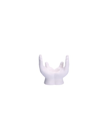 Rituali Domestici - Rituali Domestici - Porta T-light Mani in Porcellana Linea ''love'' 14x8,5xh 13 Cm