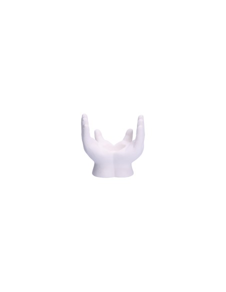 Rituali Domestici - Rituali Domestici - Porta T-light Mani in Porcellana Linea ''love'' 14x8,5xh 13 Cm