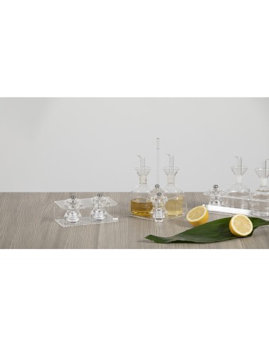 Vesta Home - Menage Cestino Like Water·trasparente·14,5 X 14,5 X 23 H Th. 5 Mm