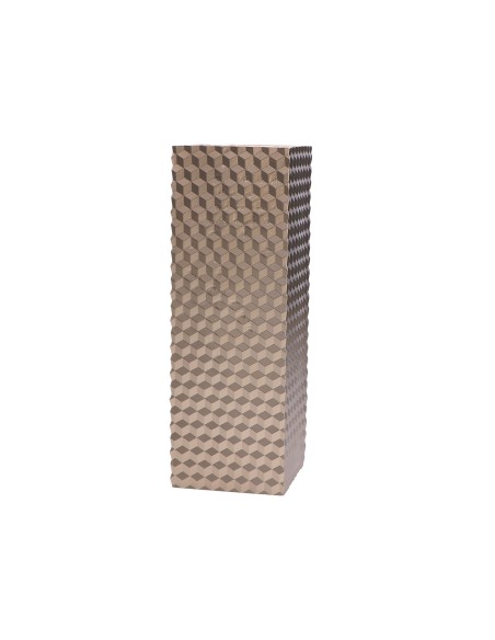 Rituali Domestici - Rituali Domestici - Vaso Quadrato Oro in Resina Cuboroso 11x11xh 32 Cm