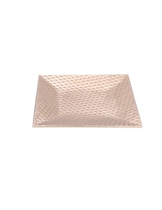 Rituali Domestici - Rituali Domestici - Centrotavola Decorativo Quadrato Oro in Resina Cuboroso 29,5x29,5xh 3 Cm 2