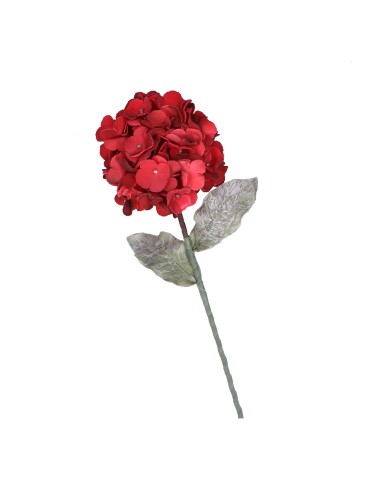 Rituali Domestici - Rituali Domestici - Rosso + Glitter Oro Ortensia Flora H 90 Cm