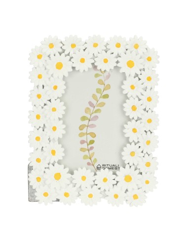 Rituali Domestici - Fiorito Portafoto Margherite 10x15 Cm Resina Gift Box