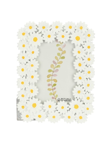 Rituali Domestici - Fiorito Portafoto Margherite 10x15 Cm Resina Gift Box
