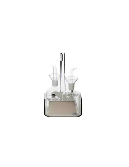 Vesta Home - Menage Cestino Like Water·tortora Monosatinato·14,5 X 14,5 X 23 H Th. 5 Mm