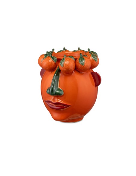 Rituali Domestici - Arciboldo Vaso Arance Porcellana 25.5x25.5x26 Cm
