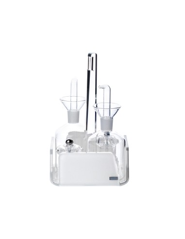 Vesta Home - Menage Cestino Like Water·bianco Monosatinato·14,5 X 14,5 X 23 H Th. 5 Mm