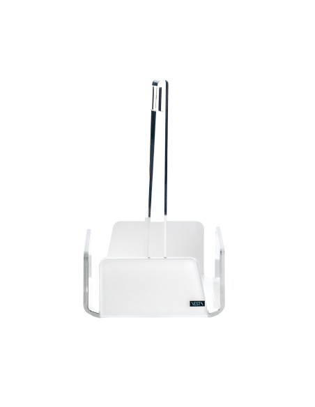 Vesta Home - Menage Cestino Like Water·bianco Monosatinato·14,5 X 14,5 X 23 H Th. 5 Mm