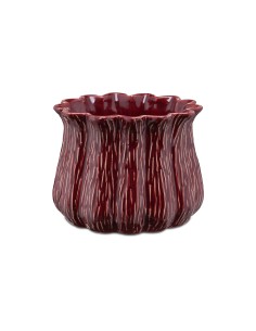 Rituali Domestici - Benesto Cachepot L Rosso Ceramica 20,6X20,6X15,6