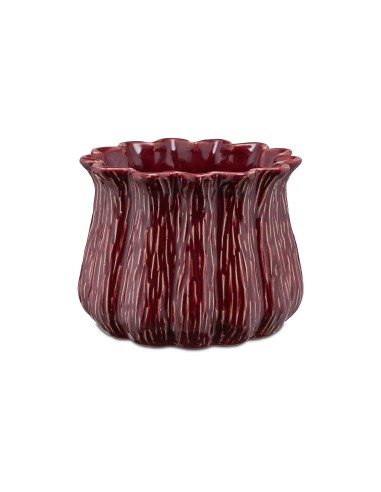 Rituali Domestici - Benesto Cachepot L Rosso Ceramica 20,6X20,6X15,6