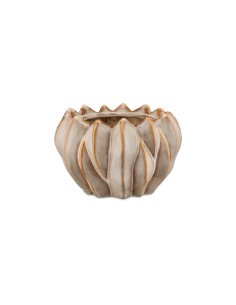 Rituali Domestici - Brassica Cachepot L Crema Stoneware Ø26x16 Cm