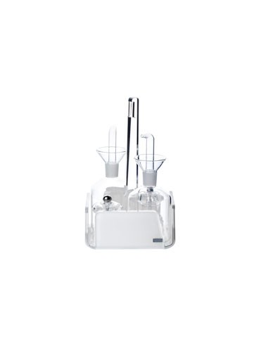 Vesta Home - Menage Cestino Like Water·bianco Monosatinato·14,5 X 14,5 X 23 H Th. 5 Mm