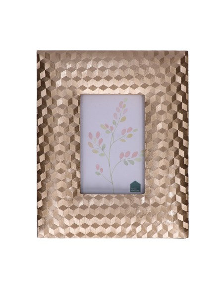 Rituali Domestici - Rituali Domestici - Portafoto Oro per Foto 10x15 Cm in Resina Cuboroso 21xh 26 Cm