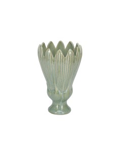 Rituali Domestici - Crocus Vaso Verde M Stoneware 13.5*13.5*21