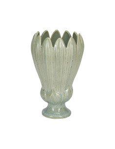 Rituali Domestici - Crocus Vaso Verde L Stoneware 16*16*26.5