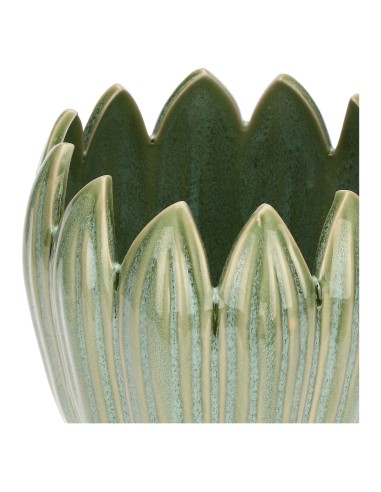 Rituali Domestici - Crocus Vaso Verde L Stoneware 16*16*26.5