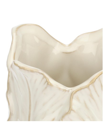 Rituali Domestici - Dordogna Cachepot Bianco S Stoneware 10,5X10,5X11,5 Cm