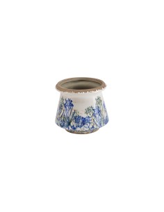 Rituali Domestici - Eden Cachepot Blu S Ceramica 14,5X14,5X13 Cm