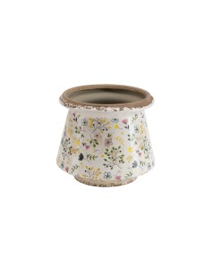 Rituali Domestici - Eden Cachepot Giallo L Ceramica 20,5X20,5X18 Cm
