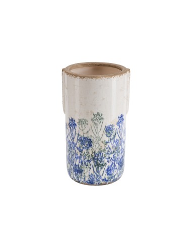 Rituali Domestici - Eden Vaso Blu M Ceramica 16X14,5X27 Cm