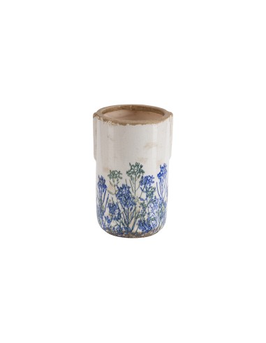 Rituali Domestici - Eden Vaso Blu S Ceramica 13,5X12,5X21 Cm