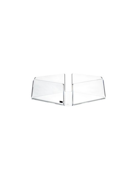 Vesta Home - Portatovaglioli Grande Like Water·trasparente·21,5 X 21,5 X 7,5 H Th. 5 Mm