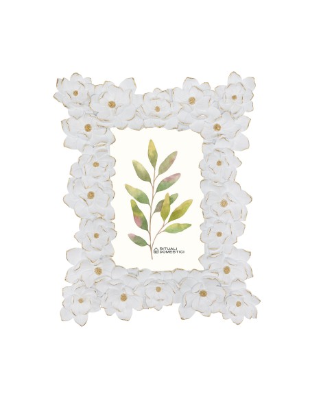 Rituali Domestici - Guardandoti Portafoto 10x15 Magnolia Resina 19.2x3.2x24.5 Cm