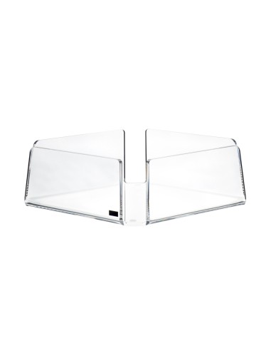 Vesta Home - Portatovaglioli Grande Like Water·trasparente·21,5 X 21,5 X 7,5 H Th. 5 Mm