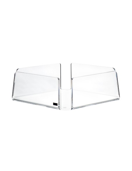 Vesta Home - Portatovaglioli Grande Like Water·trasparente·21,5 X 21,5 X 7,5 H Th. 5 Mm