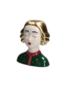Rituali Domestici - Lecosmopolite Cachepot Melanie in Ceramica 22x12,5xh19 Cm 2