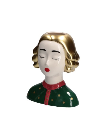 Rituali Domestici - Lecosmopolite Cachepot Melanie in Ceramica 22x12,5xh19 Cm