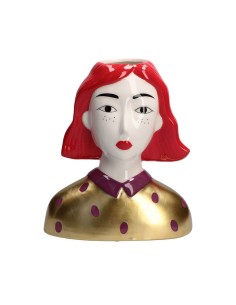 Rituali Domestici - Lecosmopolite - Geri Cachepot Ceramica 25.5x17x21.5h Cm