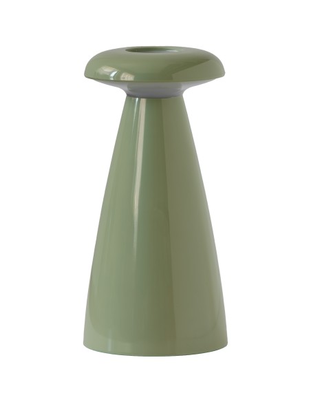 Rituali Domestici - Lucilla Lampada F47 Verde Salvia Melamina Ø10x21 Cm Gift Box