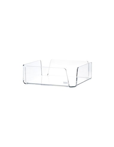 Vesta Home - Portatovaglioli Medio Like Water·trasparente·18,5 X 18,5 X 6 H Th. 5 Mm