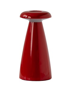 Rituali Domestici - Lucilla Lampada F47 Rosso Melamina Ø10x21 Cm Gift Box