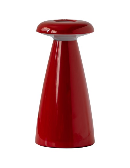 Rituali Domestici - Lucilla Lampada F47 Rosso Melamina Ø10x21 Cm Gift Box