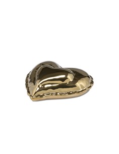 Rituali Domestici - Nonmisgonfio Oggetto. Deco Cuore Oro S Ceramica 11X10X5 Gift Box