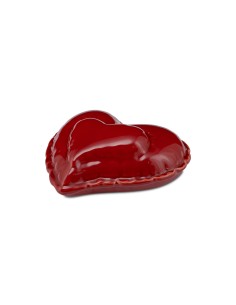 Rituali Domestici - Nonmisgonfio Oggetto Deco Cuore Rosso S Ceramica 11X10X5 Gift Box