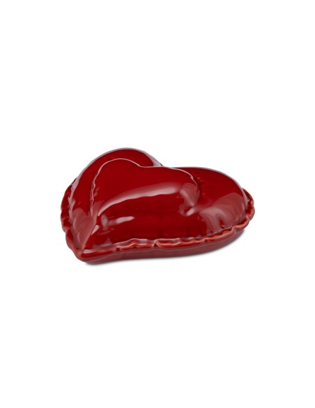 Rituali Domestici - Nonmisgonfio Oggetto Deco Cuore Rosso S Ceramica 11X10X5 Gift Box
