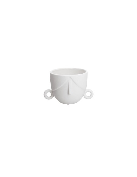 Rituali Domestici - Quelledue Cachepot Set 2 Pezzi Ceramica 19x15.5x12h Cm