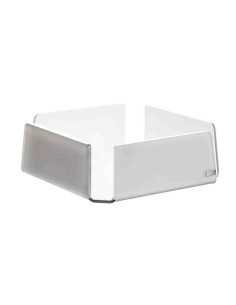 Vesta Home - Portatovaglioli Grande Like Water·tortora Monosatinato·21,5 X 21,5 X 7,5 H Th. 5 Mm 2