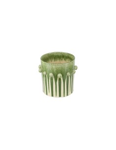 Rituali Domestici - Reginaldo Cachepot L Ø20 Bianco Terracotta 11.5x11.5x18.5 Cm