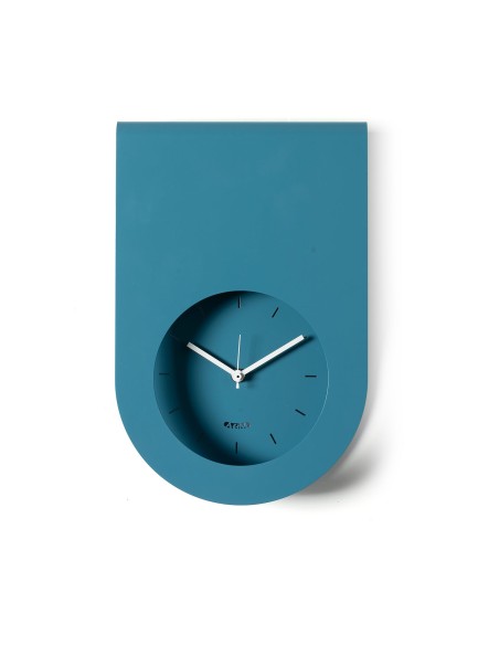 Arti & Mestieri - Orologio di design minimal Lembo-21x32h cm-blu oltremare