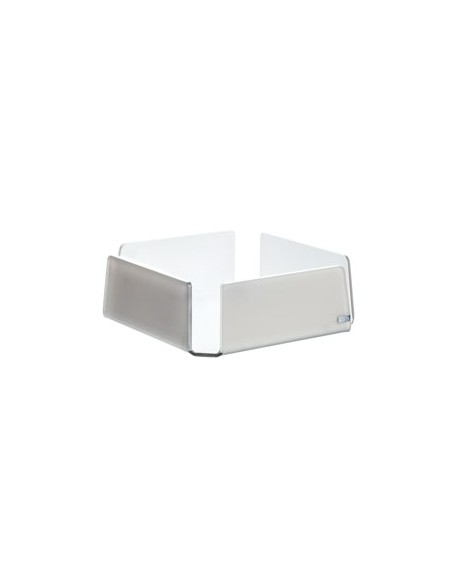 Vesta Home - Portatovaglioli Grande Like Water·tortora Monosatinato·21,5 X 21,5 X 7,5 H Th. 5 Mm