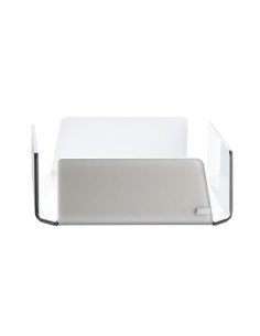 Vesta Home - Portatovaglioli Grande Like Water·tortora Monosatinato·21,5 X 21,5 X 7,5 H Th. 5 Mm