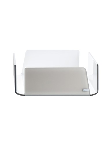 Vesta Home - Portatovaglioli Grande Like Water·tortora Monosatinato·21,5 X 21,5 X 7,5 H Th. 5 Mm