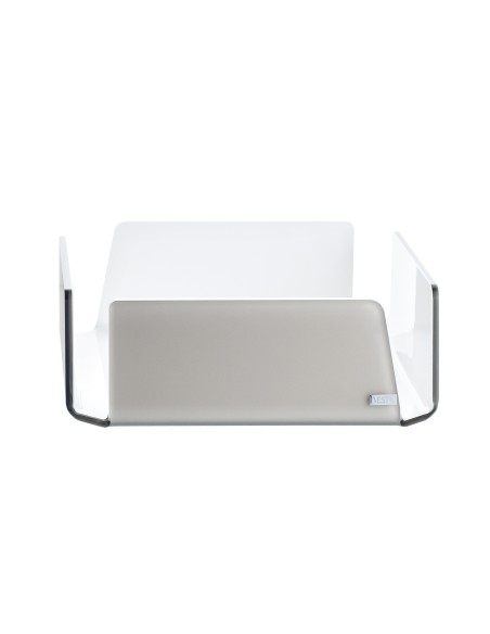 Vesta Home - Portatovaglioli Grande Like Water·tortora Monosatinato·21,5 X 21,5 X 7,5 H Th. 5 Mm