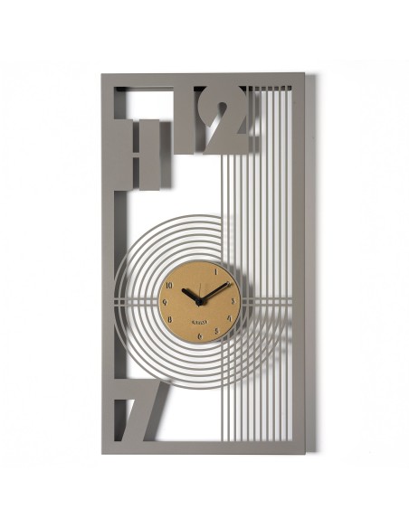 Arti & Mestieri - Orologio classico Gropius-40x75h cm-oro laccato/fango